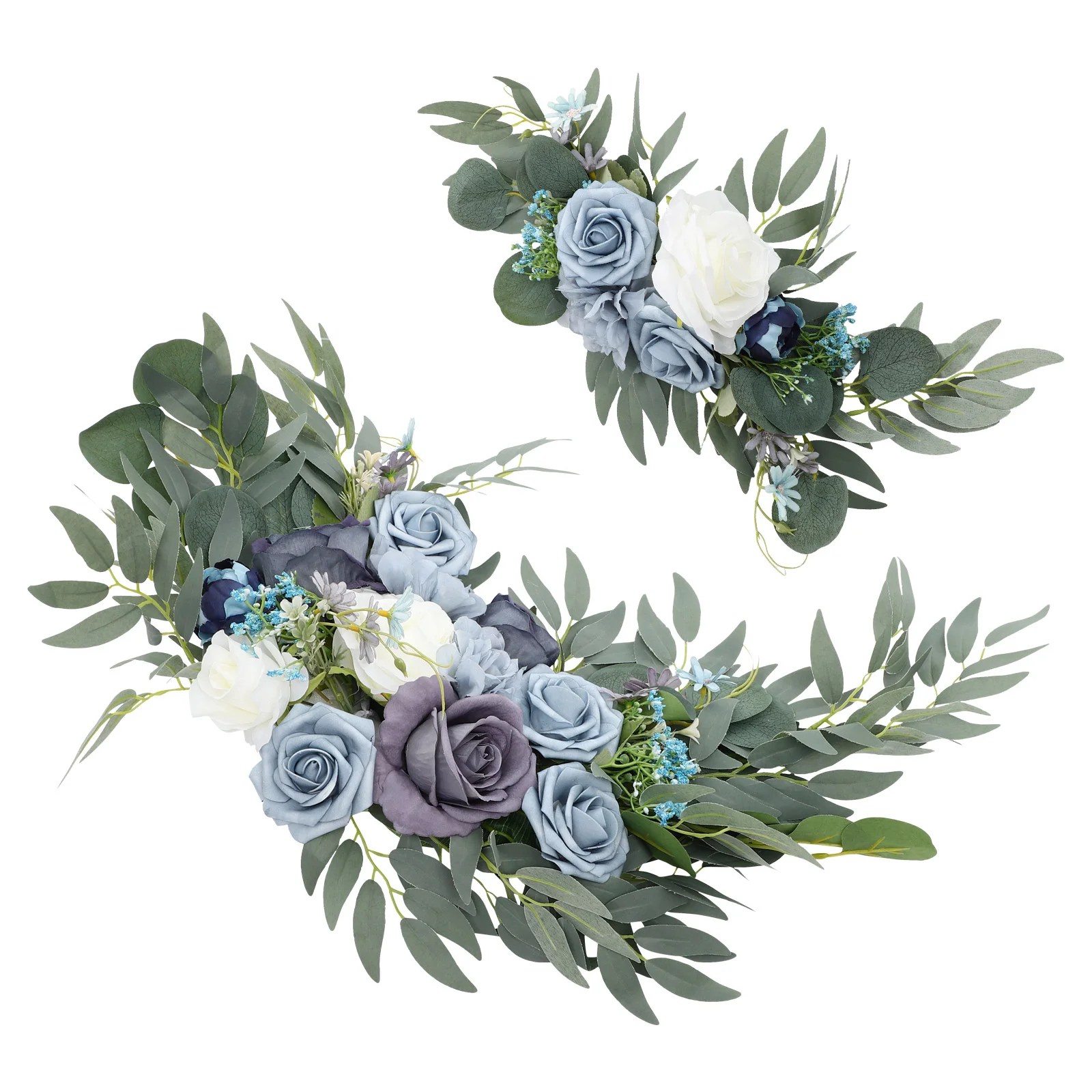 Artificial Wedding Arch Flowers: 2Pcs Roses Bouquet Ceremony Floral Arrangement for Centerpieces Arrangements Party
Artificial Wedding Arch Flowers: 2Pcs Roses Bouquet Ceremony Floral Arrangement for Centerpieces Arrangements Party