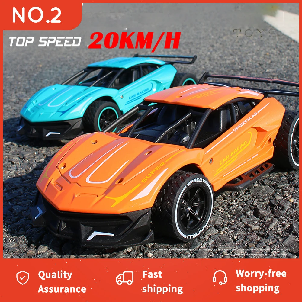 1:20 20KM/H RC Car 2.4G Radio Remote Control Cars Sports Car High-speed Off Road Electric RC Drift Car Toys for Boys Children
1:20 20KM/H RC Car 2.4G Radio Remote Control Cars Sports Car High-speed Off Road Electric RC Drift Car Toys for Boys Children