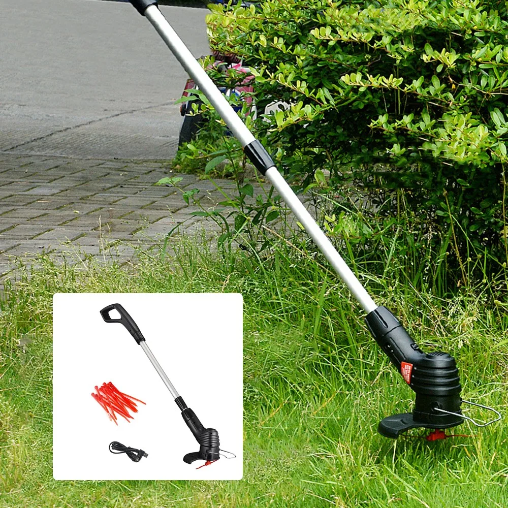 USB Charge Electric Lawn Mower Cordless Grass Trimmer Length Adjustable Cutter Household Portable Garden Tool
USB Charge Electric Lawn Mower Cordless Grass Trimmer Length Adjustable Cutter Household Portable Garden Tool