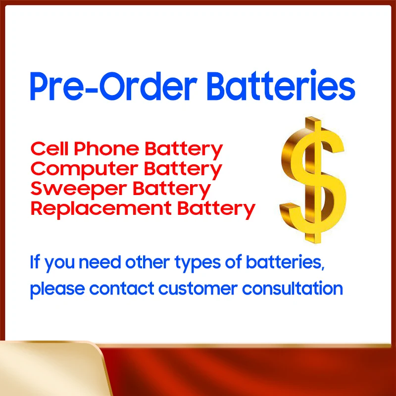 Phone Battery Replacement Battery + If you need other models, please contact,No Contact No Delivery
Phone Battery Replacement Battery + If you need other models, please contact,No Contact No Delivery