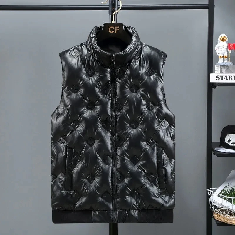 Cotton Vest Men Jacket Stand Collar Solid Gilet Korean Warm Casual Chaleco Hombre Autumn Winter Zipper Sleeveless Waistcoat
Cotton Vest Men Jacket Stand Collar Solid Gilet Korean Warm Casual Chaleco Hombre Autumn Winter Zipper Sleeveless Waistcoat