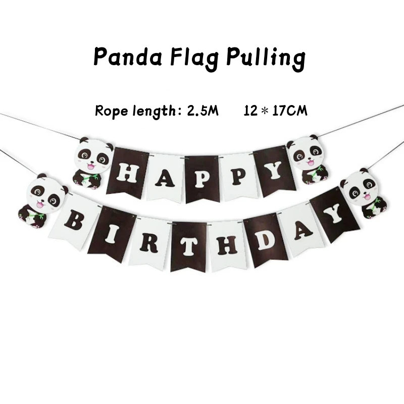 2.5M Cute Animal Decoration Bamboo Panda Flag Pulling Children's Happy Birthday Welcome Baby Party Hanging Bunting Decoration
2.5M Cute Animal Decoration Bamboo Panda Flag Pulling Children's Happy Birthday Welcome Baby Party Hanging Bunting Decoration
