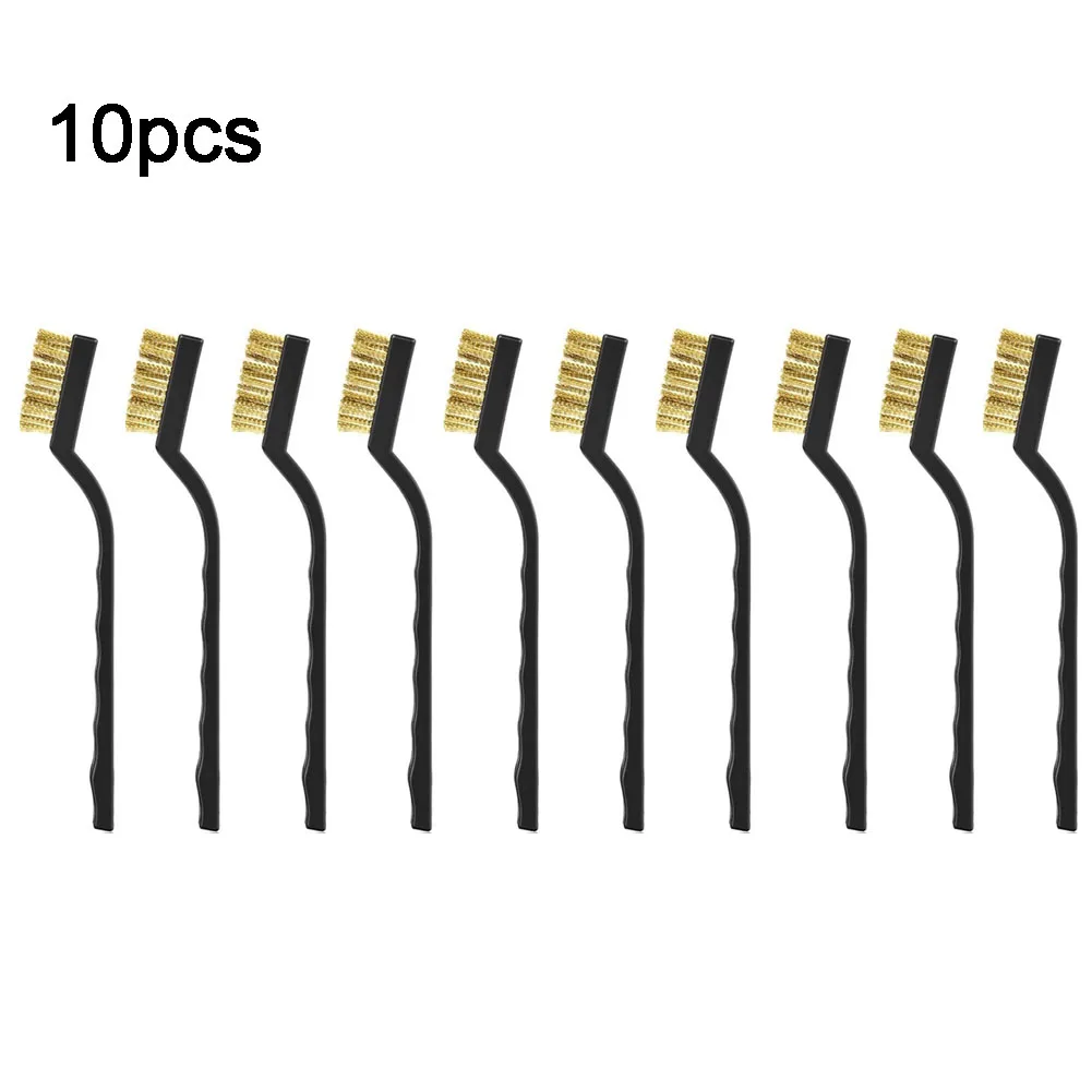 Wire Toothbrush Cleaning Brush Parts Maintenance Small Stainless Steel Tools 10pcs 7inch Black Copper Wire Manual Plastic Handle
Wire Toothbrush Cleaning Brush Parts Maintenance Small Stainless Steel Tools 10pcs 7inch Black Copper Wire Manual Plastic Handle