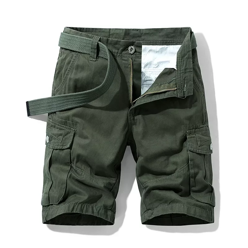 Men 2022 New Fashion Khaki Shorts Casual Military Short Pants Men Loose Pocket Mens Shorts Summer Cotton Tactical Cargo Shorts
Men 2022 New Fashion Khaki Shorts Casual Military Short Pants Men Loose Pocket Mens Shorts Summer Cotton Tactical Cargo Shorts