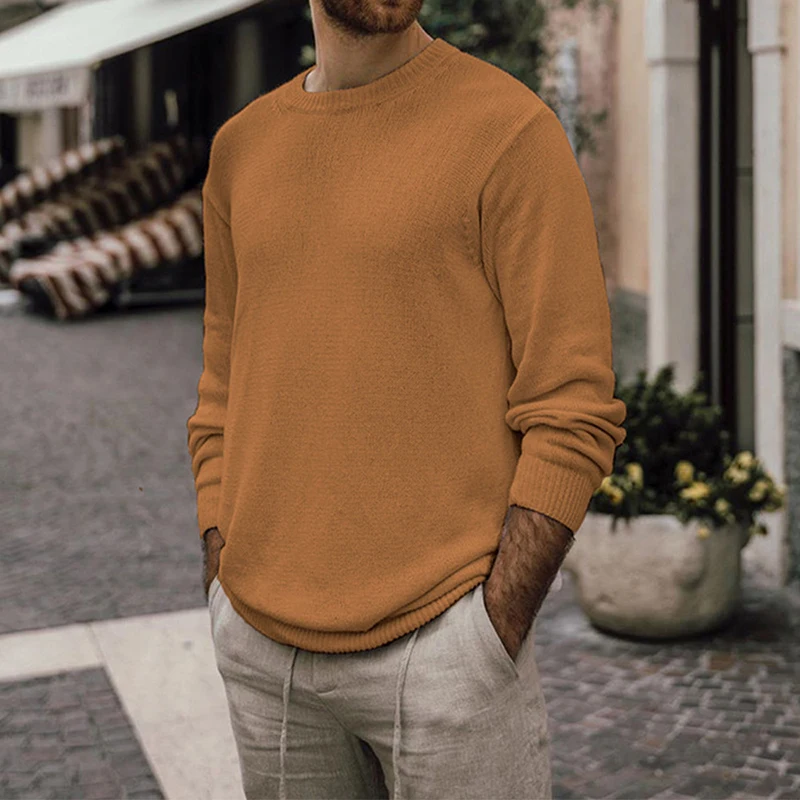 Male Knitting Casual Crew Neck Long Sleeve Jumpers Mens Sweater Autumn Winter Slim Solid Knitted Pullover Men Fashion Sweaters
Male Knitting Casual Crew Neck Long Sleeve Jumpers Mens Sweater Autumn Winter Slim Solid Knitted Pullover Men Fashion Sweaters