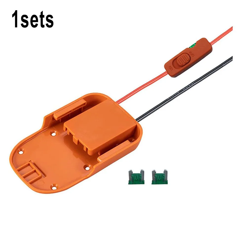 Power Tool Battery Adapter Switching W/ Mounting Hole With Fuse Inline Adapter DIY Electric Accessories For 18V
Power Tool Battery Adapter Switching W/ Mounting Hole With Fuse Inline Adapter DIY Electric Accessories For 18V