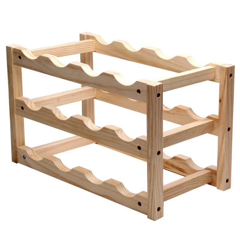 Wood Household Wine Rack Classical 8/12 Bottle Wine Holder Wine Bottle Storage Rack Bar Display Shelf Drinking Holder mx3081501
Wood Household Wine Rack Classical 8/12 Bottle Wine Holder Wine Bottle Storage Rack Bar Display Shelf Drinking Holder mx3081501