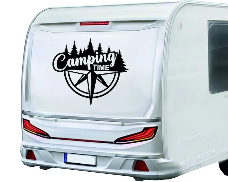 camper decal | Bumper Sticker | Caravan Sticker | Compass wind rose mountain camping time
camper decal | Bumper Sticker | Caravan Sticker | Compass wind rose mountain camping time