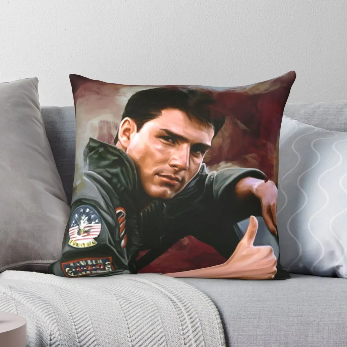 Top Gun Square Pillowcase Polyester Linen Velvet Creative Zip Decor Throw Pillow Case Room Cushion Cover
Top Gun Square Pillowcase Polyester Linen Velvet Creative Zip Decor Throw Pillow Case Room Cushion Cover
