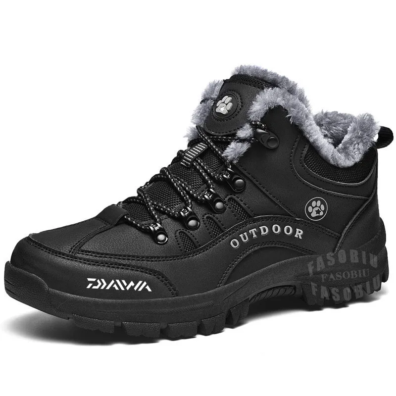 Winter Casual Non-slip Fishing Shoes Men's Warm Plus Velvet Thick Outdoor Lightweight Mountaineering Wear-resisting Hiking
Winter Casual Non-slip Fishing Shoes Men's Warm Plus Velvet Thick Outdoor Lightweight Mountaineering Wear-resisting Hiking