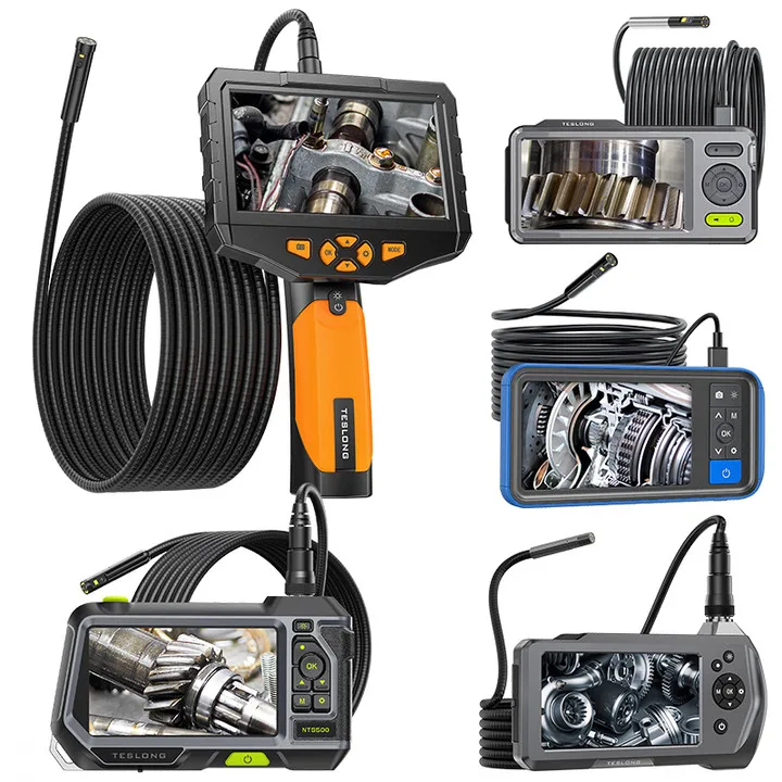 New Model Teslong Dual Lens Pipe Borescope 5inch HD LCD Handheld Video industrial Inspection Endoscope Camera
New Model Teslong Dual Lens Pipe Borescope 5inch HD LCD Handheld Video industrial Inspection Endoscope Camera