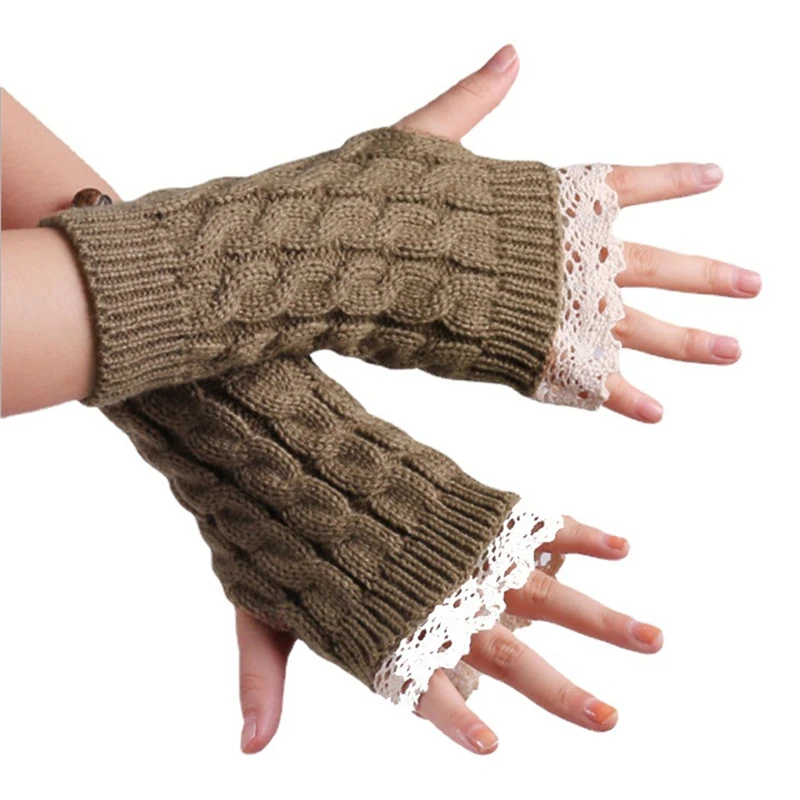 Women'S Knitted Half Finger Gloves Warm Soft Wool Winter Gloves Handschoenen Mittens For Girl Guantes Invierno Mujer Luvas
Women'S Knitted Half Finger Gloves Warm Soft Wool Winter Gloves Handschoenen Mittens For Girl Guantes Invierno Mujer Luvas