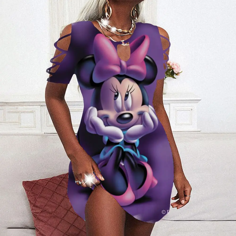 Cutout Sleeves Party Dresses Mickey Chic and Elegant Woman Dress Minnie Mouse Sexy Off Shoulder Beach Disney Boho Women Women's
Cutout Sleeves Party Dresses Mickey Chic and Elegant Woman Dress Minnie Mouse Sexy Off Shoulder Beach Disney Boho Women Women's
