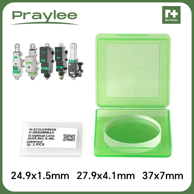 Оригинальная защитная линза Raytools 24,9x1,5 27,9x4,1 37x7 Raytools, лазерная линза, оптическая защита Windows BM111 BM110 BM109
Оригинальная защитная линза Raytools 24,9x1,5 27,9x4,1 37x7 Raytools, лазерная линза, оптическая защита Windows BM111 BM110 BM109