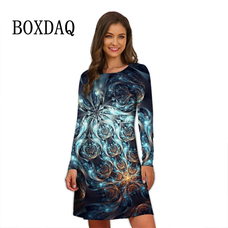 Vintage Women Dress Autumn 2022 New Casual Long Sleeve O-Neck Print A-Line Dress Women Sundress Loose Mini Party Dress Vestidos
Vintage Women Dress Autumn 2022 New Casual Long Sleeve O-Neck Print A-Line Dress Women Sundress Loose Mini Party Dress Vestidos