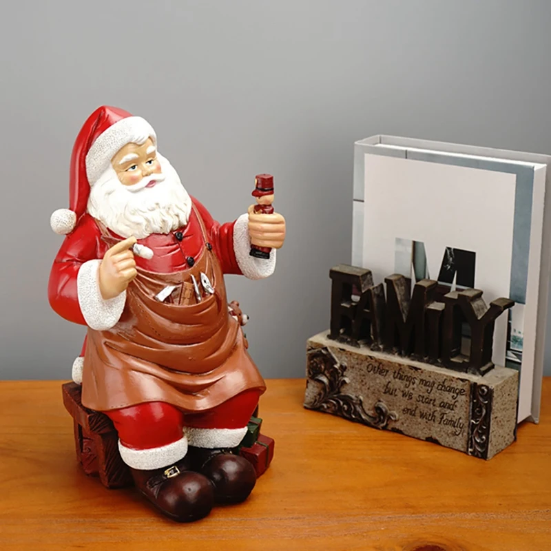 Santa Craftsman Sculptures Figurines For Interior Christmas Deco Home Decor Christmas Ornaments New Year Gift
Santa Craftsman Sculptures Figurines For Interior Christmas Deco Home Decor Christmas Ornaments New Year Gift
