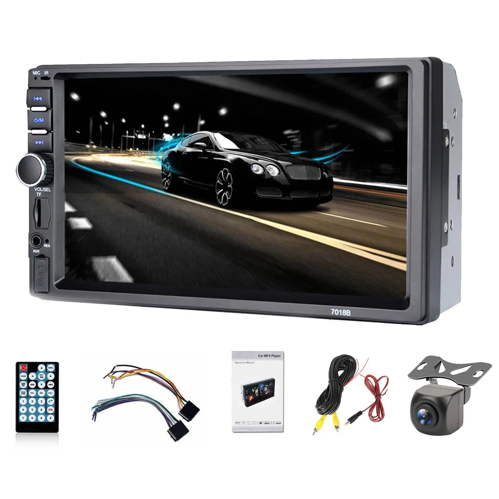 12V HD Automotive Multimedia Car Radio With Screen Bluetooth 7" Screen Stereo FM Car MP5 Player USB Car Radio Player
12V HD Automotive Multimedia Car Radio With Screen Bluetooth 7" Screen Stereo FM Car MP5 Player USB Car Radio Player