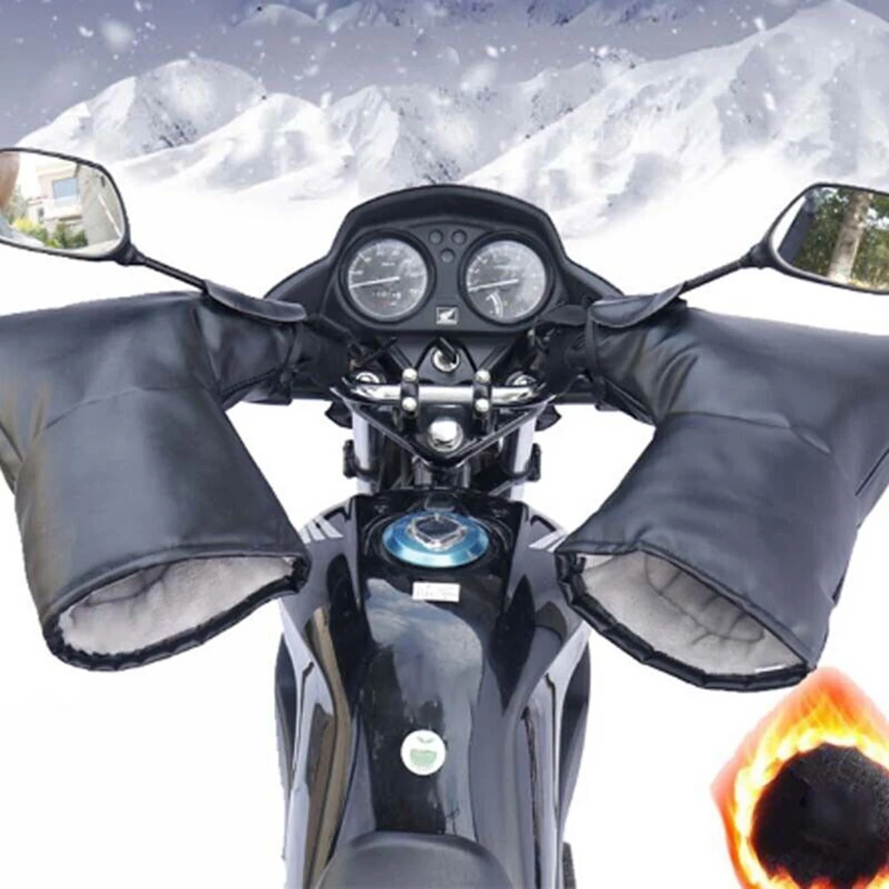 Motorcycle Handlebar Gloves Winter Black Winter Windproof Brand New High Quality PU Leather Thermal Warm Mitts
Motorcycle Handlebar Gloves Winter Black Winter Windproof Brand New High Quality PU Leather Thermal Warm Mitts