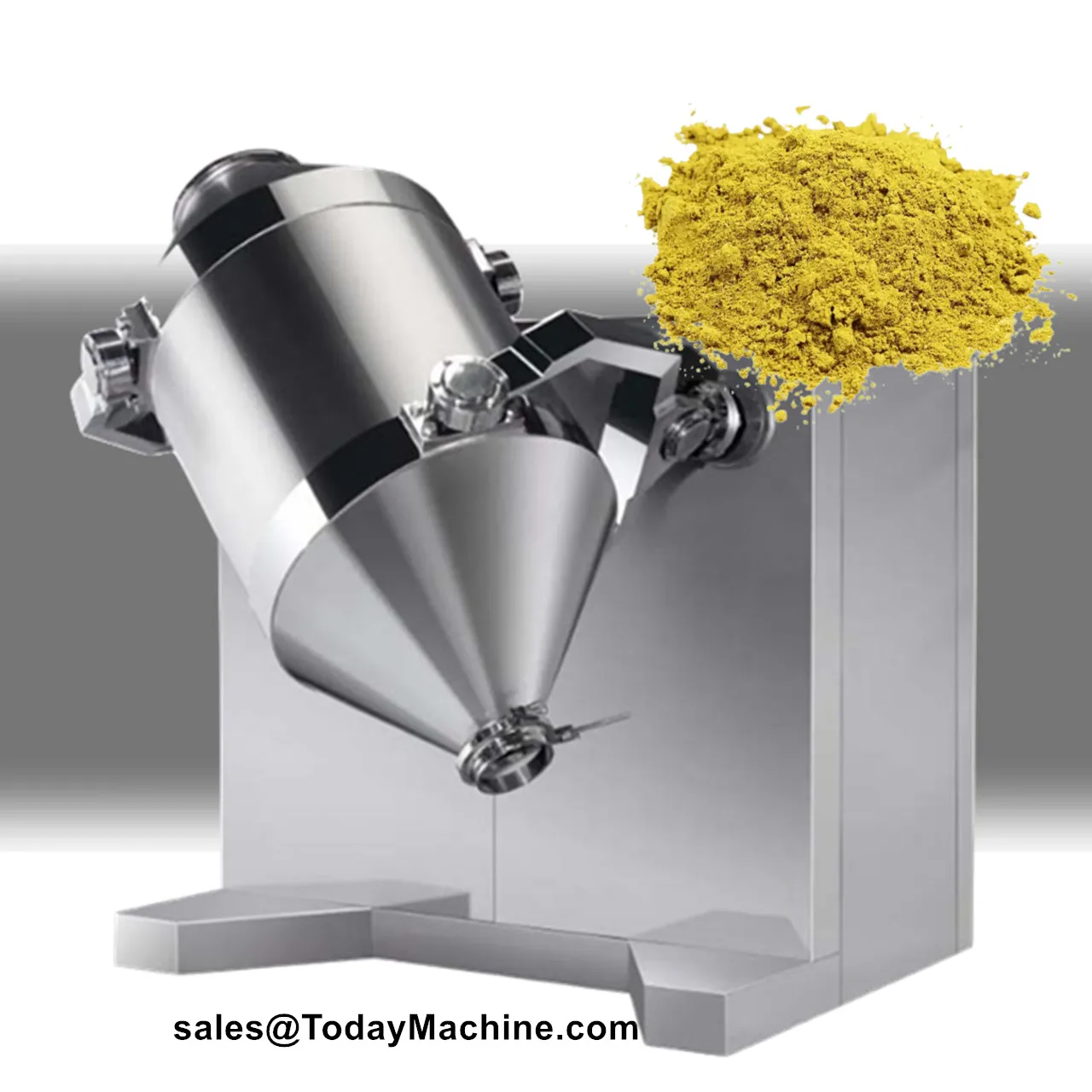 

3D Rotating Drum Dry Powder Granules Mixing Machine for Food Chemical Industry