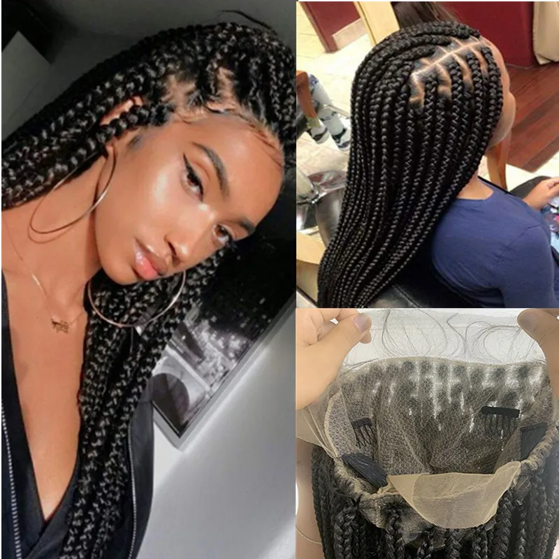Braid With Baby Hair Natural 30-34inch Glueless Soft full lace Wig Braided Wigs Soft Braided Lace Front Wigs
Braid With Baby Hair Natural 30-34inch Glueless Soft full lace Wig Braided Wigs Soft Braided Lace Front Wigs