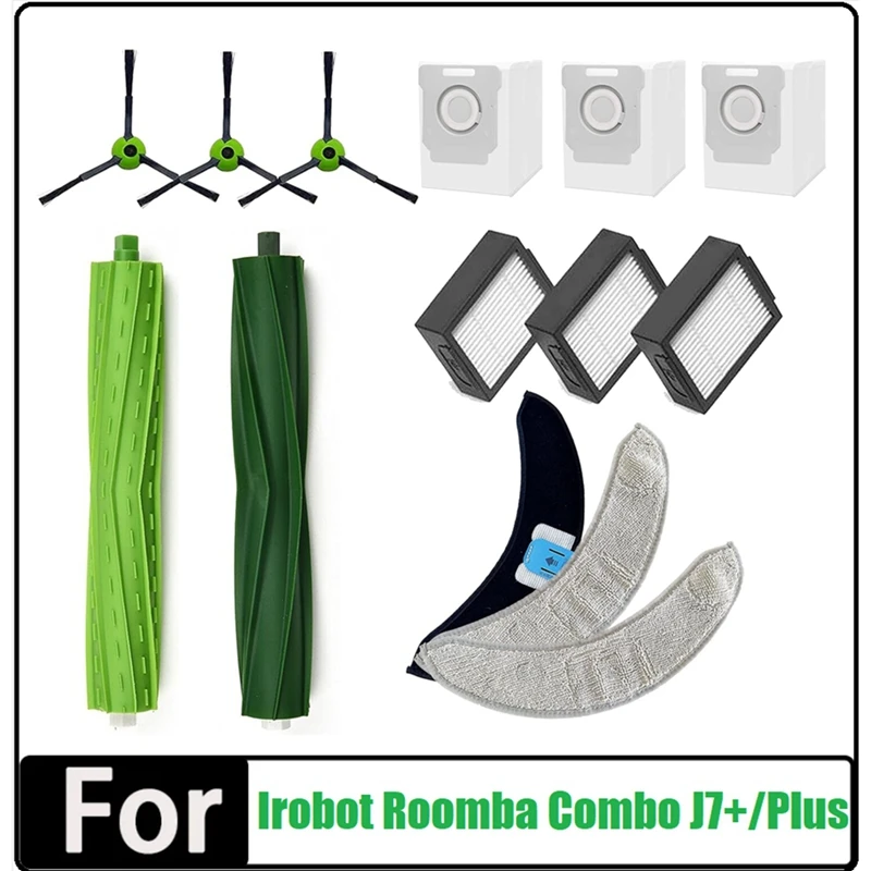 Accessories Kit For Irobot Roomba Combo J7+/Plus Vacuum Cleaner Replacement Rubber Brushes Filters Vacuum Bags Mop
Accessories Kit For Irobot Roomba Combo J7+/Plus Vacuum Cleaner Replacement Rubber Brushes Filters Vacuum Bags Mop