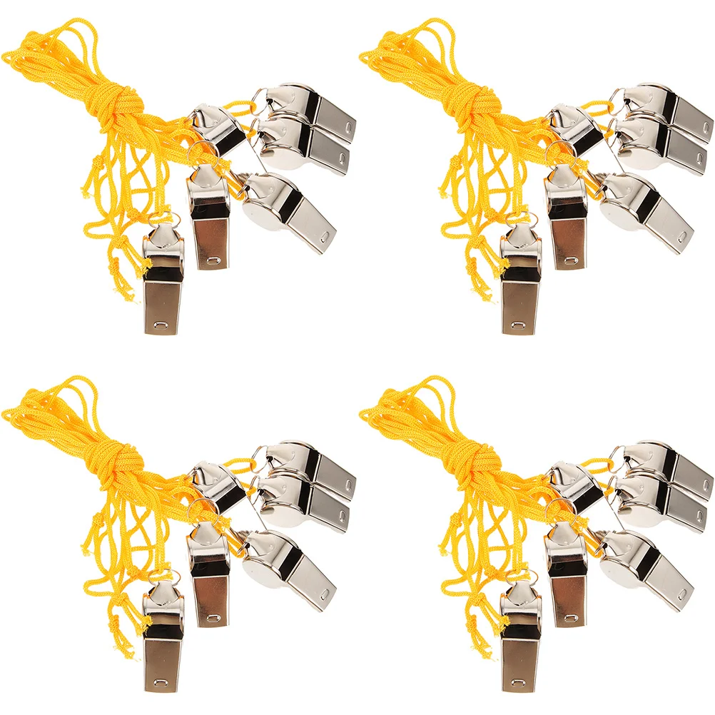 24pcs Whistles for Referee Safety Whistles with Lanyards Emergency Whistles Portable Survival Whistles
24pcs Whistles for Referee Safety Whistles with Lanyards Emergency Whistles Portable Survival Whistles