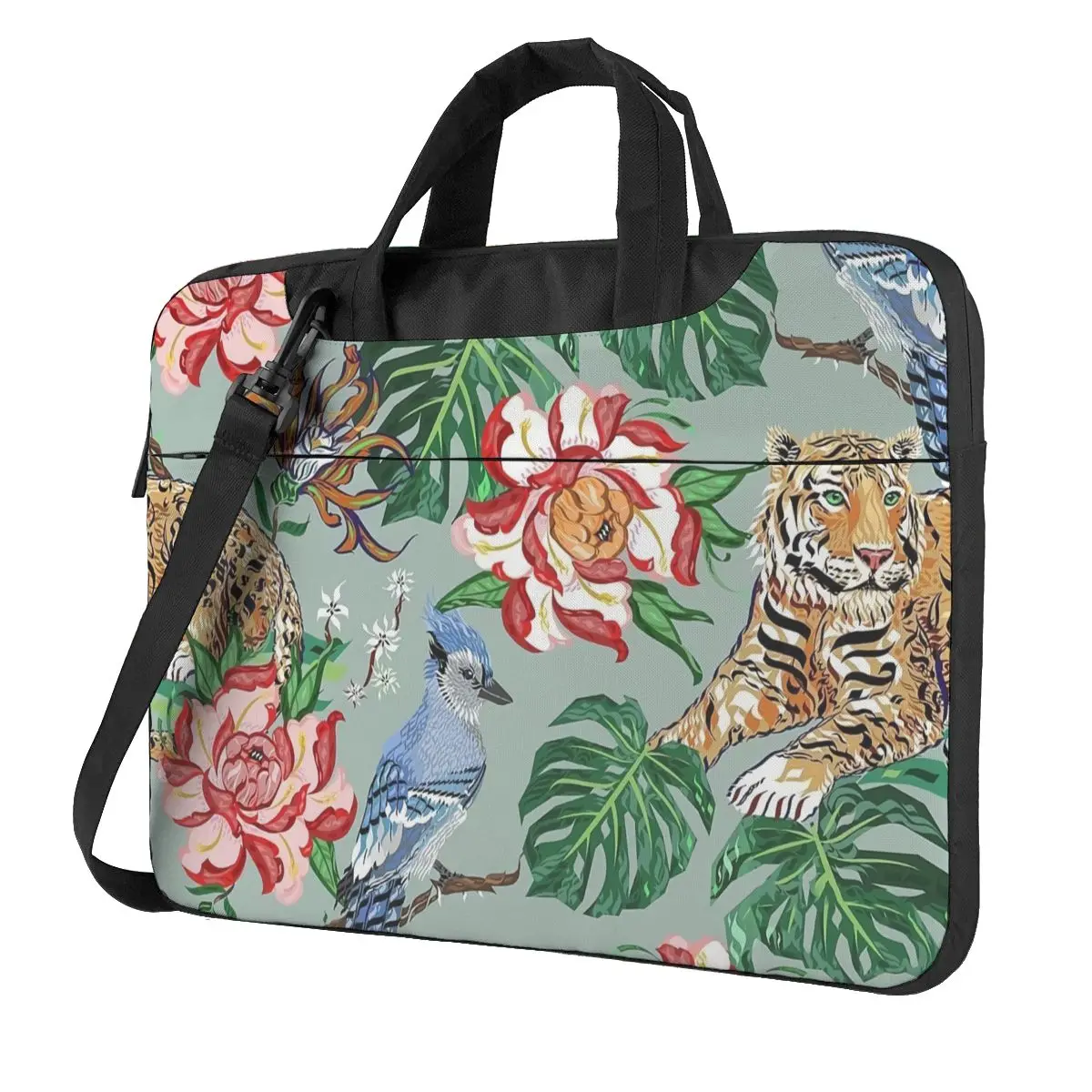 Wild Tiger Laptop Bag Bird Floral Palm Leaf Print For Macbook Air Pro Acer Dell Kawaii Shockproof Case 13 14 15 15.6 Pouch 
Wild Tiger Laptop Bag Bird Floral Palm Leaf Print For Macbook Air Pro Acer Dell Kawaii Shockproof Case 13 14 15 15.6 Pouch