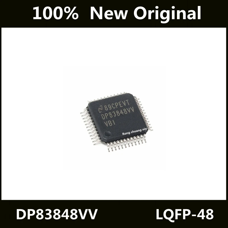 New Original DP83848VV DP83848IVV DP83848 Packaging TQFP48 Ethernet Controller Chip
New Original DP83848VV DP83848IVV DP83848 Packaging TQFP48 Ethernet Controller Chip