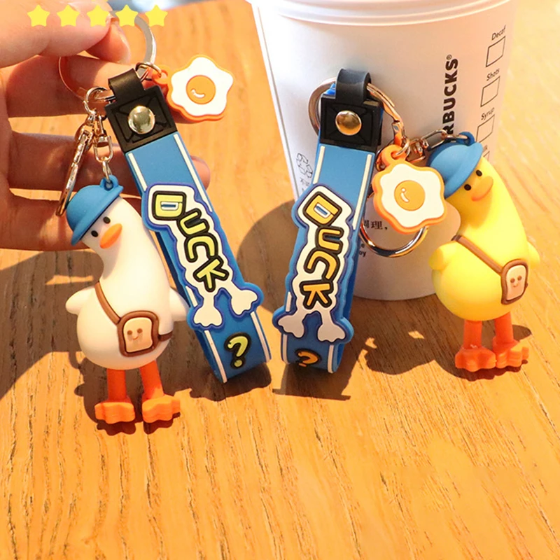 Cartoon PVC Cute Crooked Neck Duck 3D Keychain Animal Lanyard Key Chain for Woman Bag Doll Key Buckles Accessories Jewelry Gift
Cartoon PVC Cute Crooked Neck Duck 3D Keychain Animal Lanyard Key Chain for Woman Bag Doll Key Buckles Accessories Jewelry Gift