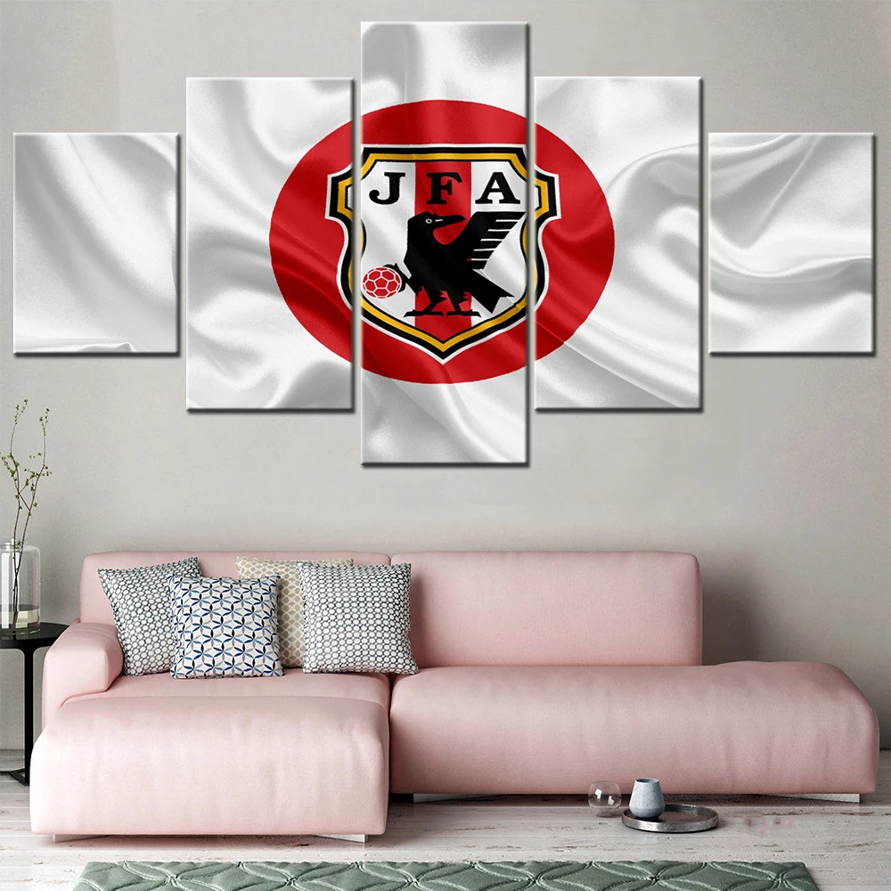 Canvas Printed Pictures Art Painting 5 Pieces Japan National Football Team Logo Home Decor Interior Poster Picture On The Wall
Canvas Printed Pictures Art Painting 5 Pieces Japan National Football Team Logo Home Decor Interior Poster Picture On The Wall
