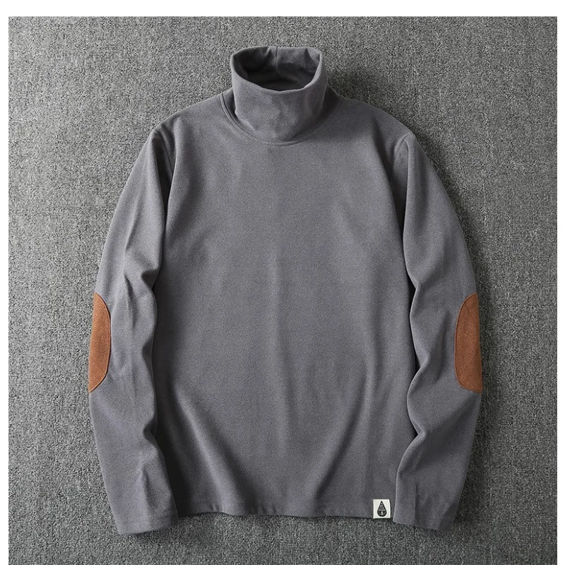 Men's Autumn High Collar Cotton Full Sleeve T Shirts Winter Warm Fleece Inside Wear Casual Pullover Sweaters
Men's Autumn High Collar Cotton Full Sleeve T Shirts Winter Warm Fleece Inside Wear Casual Pullover Sweaters