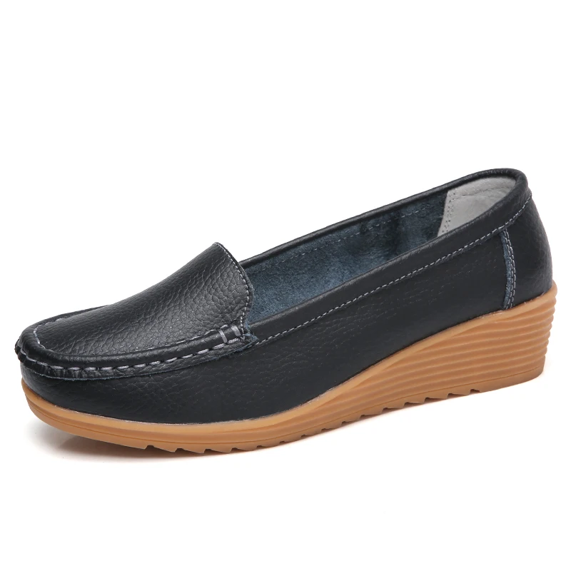 Fashion Women Shoes Genuine Leather Women Flat Shoes Slip On Wedge Shoes Moccasins Loafers Flats Shoes Women Flats Ballet Female
Fashion Women Shoes Genuine Leather Women Flat Shoes Slip On Wedge Shoes Moccasins Loafers Flats Shoes Women Flats Ballet Female