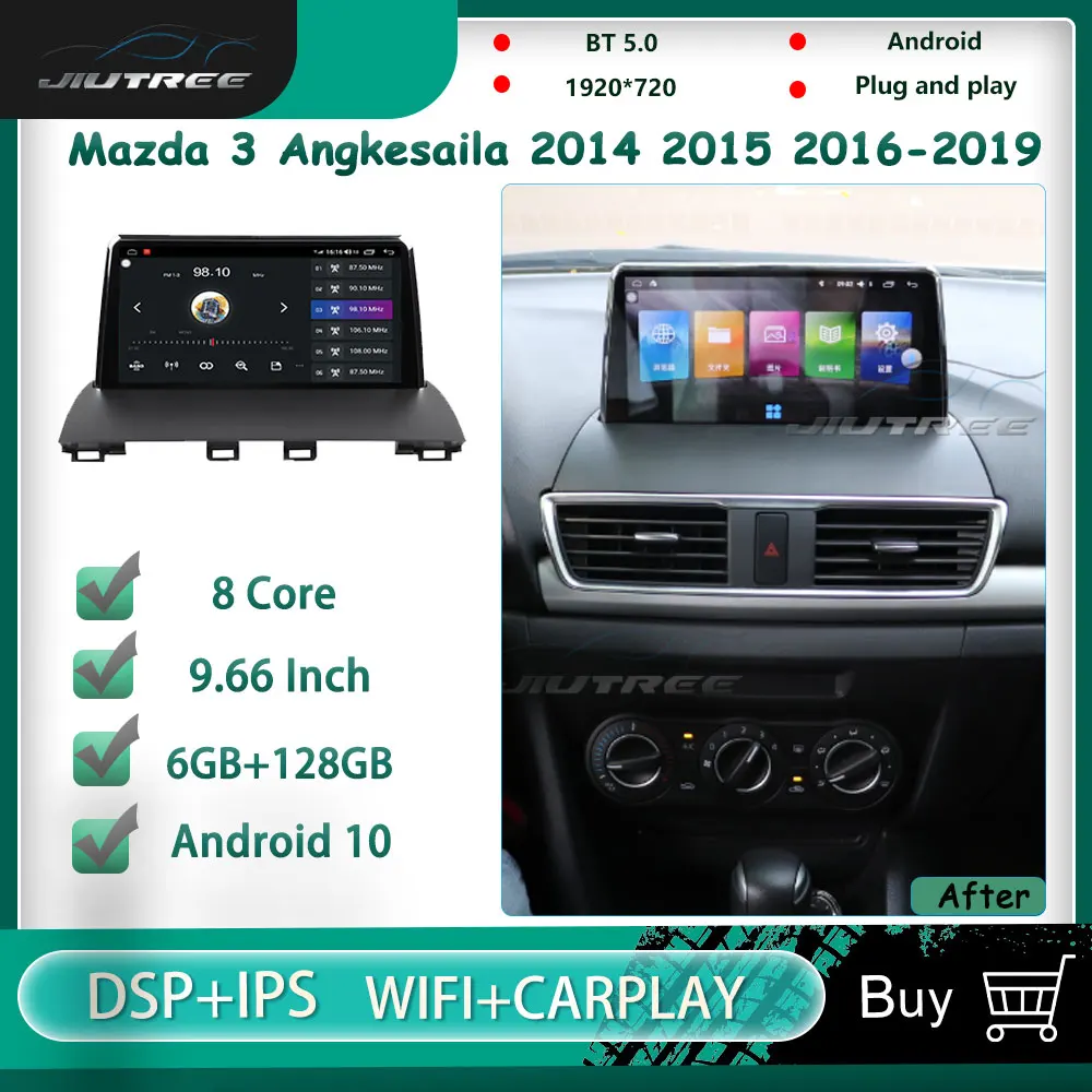 Автомобильный радиоприемник Android 10,0 для Mazda 3 Angkesaila 2014-2021, мультимедийный плеер 2 Din, беспроводная навигация для Carplay, автомобильный стерео рес...
Автомобильный радиоприемник Android 10,0 для Mazda 3 Angkesaila 2014-2021, мультимедийный плеер 2 Din, беспроводная навигация для Carplay, автомобильный стерео рес...
