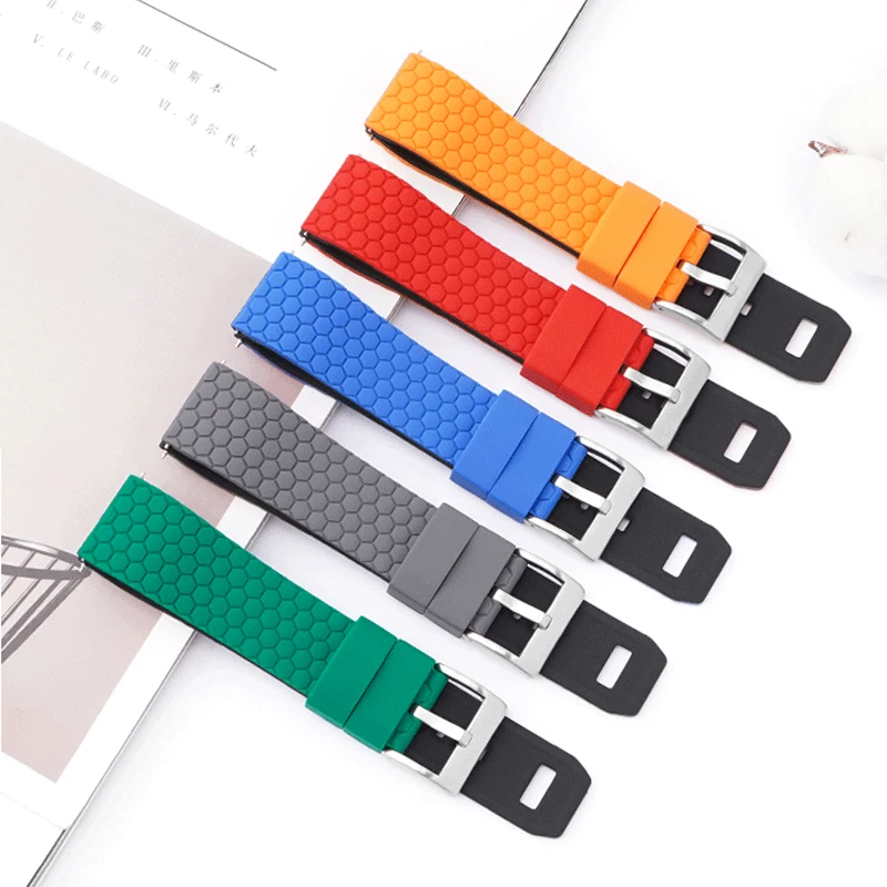 Premium Silicone Watch Strap 20mm 22mm Quick Release Rubber Watch Band For Smart Watches Waterproof Replacement Watchband
Premium Silicone Watch Strap 20mm 22mm Quick Release Rubber Watch Band For Smart Watches Waterproof Replacement Watchband