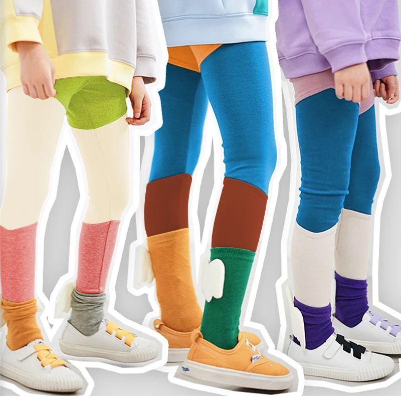 Fall Girls Leggings Kids Skinny Pants Autumn Cotton Trousers Multi-color Patchwork Elastic Boys Tights Spring Children Bottoms
Fall Girls Leggings Kids Skinny Pants Autumn Cotton Trousers Multi-color Patchwork Elastic Boys Tights Spring Children Bottoms