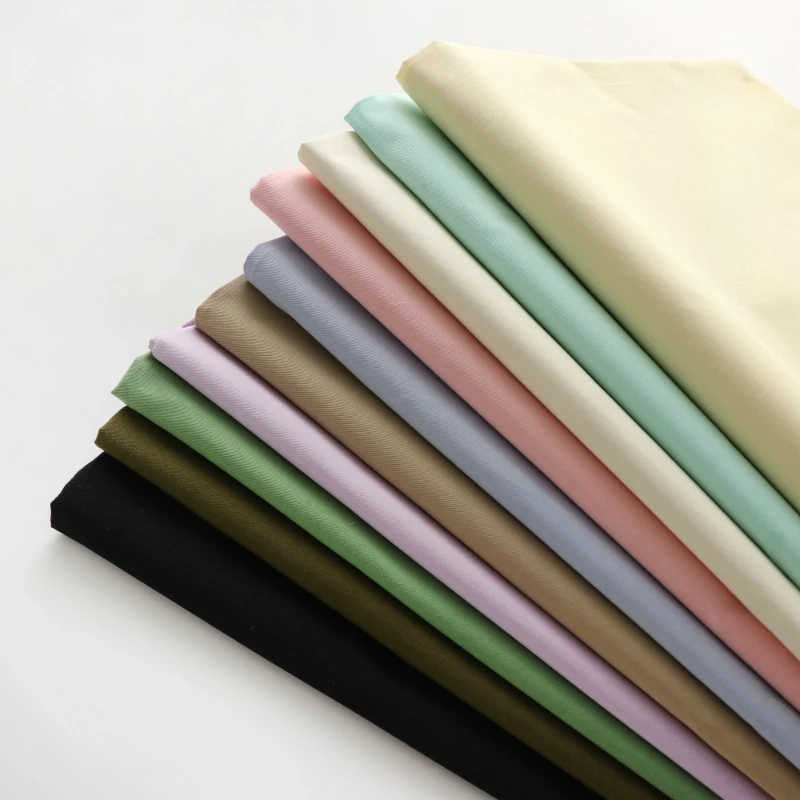 160x50cm High Quality Solid Color twill cotton fabric, making Trousers Windbreaker Thick Shirt Spring and Summer Clothing Cloth
160x50cm High Quality Solid Color twill cotton fabric, making Trousers Windbreaker Thick Shirt Spring and Summer Clothing Cloth