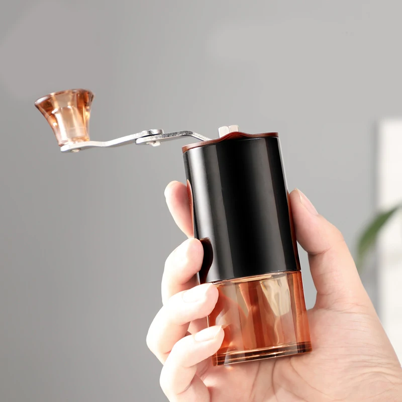 Manual Coffee Grinder Burr Inside High Quality Portable Hand Grinder With Double Bearing Positioning
Manual Coffee Grinder Burr Inside High Quality Portable Hand Grinder With Double Bearing Positioning