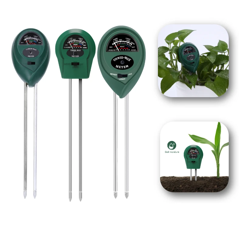 3 in1 Moisture Sunlight PH Meter Soil Water Acidity Humidity Light PH Test Garden Plants Flowers Moist Tester Testing Instrument
3 in1 Moisture Sunlight PH Meter Soil Water Acidity Humidity Light PH Test Garden Plants Flowers Moist Tester Testing Instrument