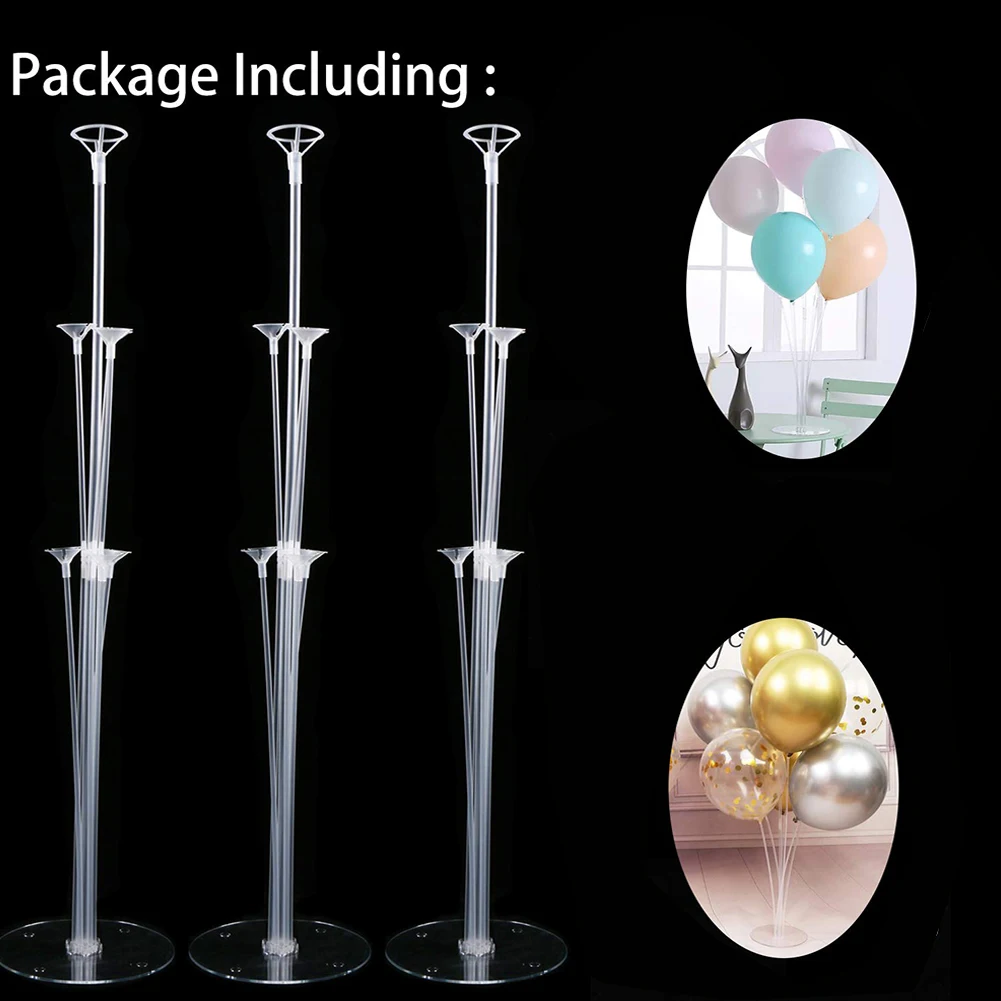 3 Sets Balloon Stand Holder Kit with 7 Cups 7Sticks and 1 Base Table Desktop Centerpiece Decorations for Birthday Wedding Party
3 Sets Balloon Stand Holder Kit with 7 Cups 7Sticks and 1 Base Table Desktop Centerpiece Decorations for Birthday Wedding Party