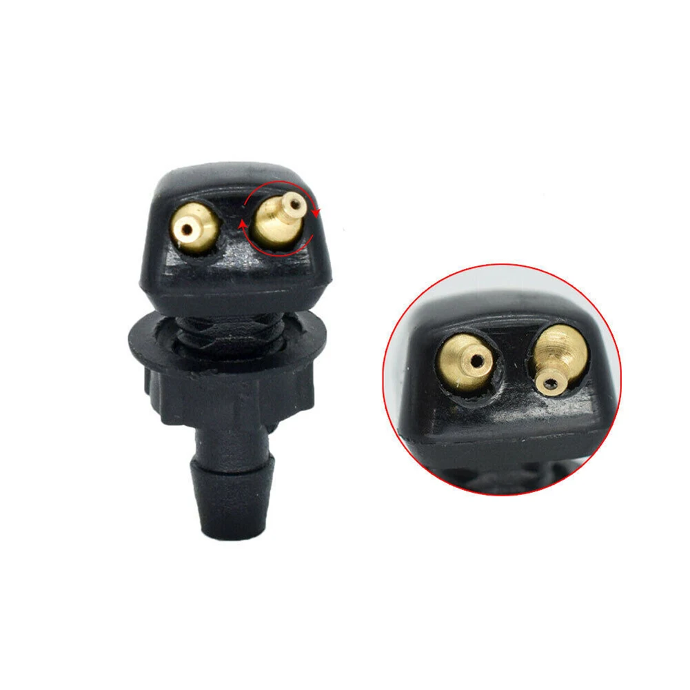 2PCS Washer Nozzles Adjustable Anti-Corrosion Car Dual Holes Windshield Washer Nozzle Wiper Water Spray Jet Car Accessories
2PCS Washer Nozzles Adjustable Anti-Corrosion Car Dual Holes Windshield Washer Nozzle Wiper Water Spray Jet Car Accessories