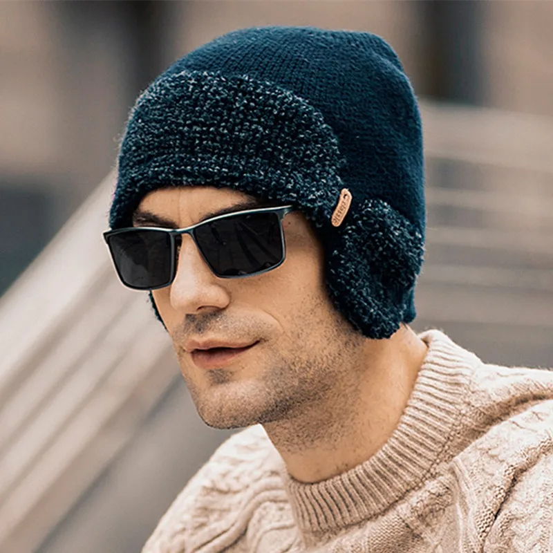 New Unisex Winter Knitted Hat With Ear Protection Fashion Beanie Hats For Men Women Outdoor Earflap Hat Classic Keep Warm Cap
New Unisex Winter Knitted Hat With Ear Protection Fashion Beanie Hats For Men Women Outdoor Earflap Hat Classic Keep Warm Cap