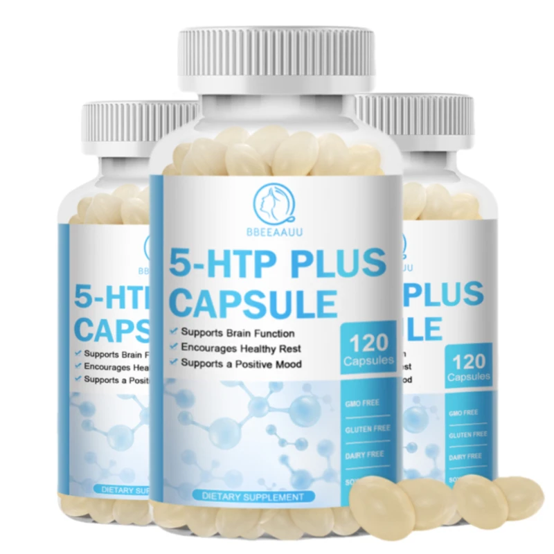 BBEEAAUU 5-HTP Capsules Supports Nervous System 200Mg 5-Hydroxytryptophan Help Sleep Support Mood and Relaxation Reduce Stress
BBEEAAUU 5-HTP Capsules Supports Nervous System 200Mg 5-Hydroxytryptophan Help Sleep Support Mood and Relaxation Reduce Stress
