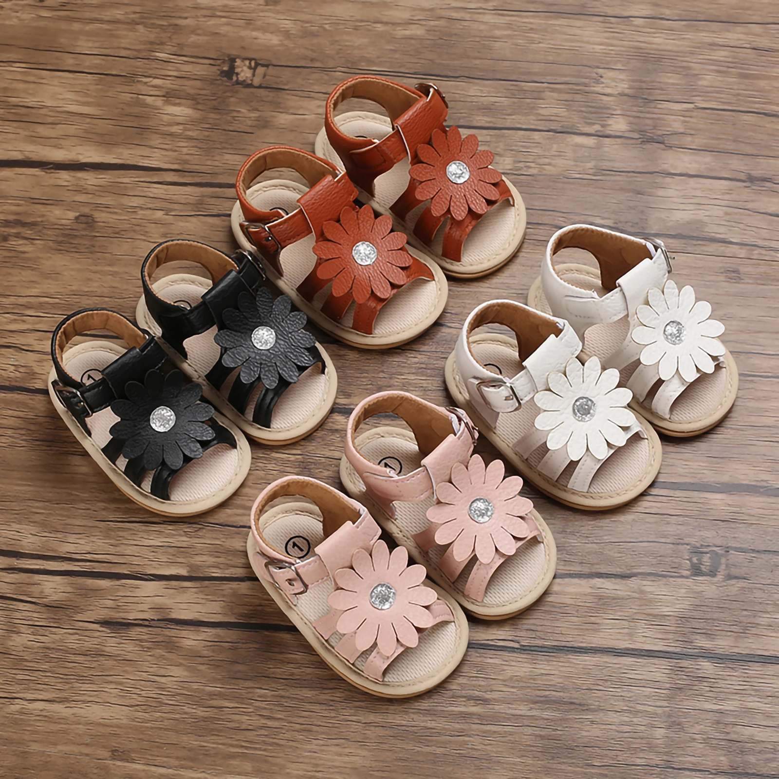 Baby Girl Shoes Floral Cutout Leather Soft Sandals Walking Birthday Gift Infants First Walker 0-18Months
Baby Girl Shoes Floral Cutout Leather Soft Sandals Walking Birthday Gift Infants First Walker 0-18Months