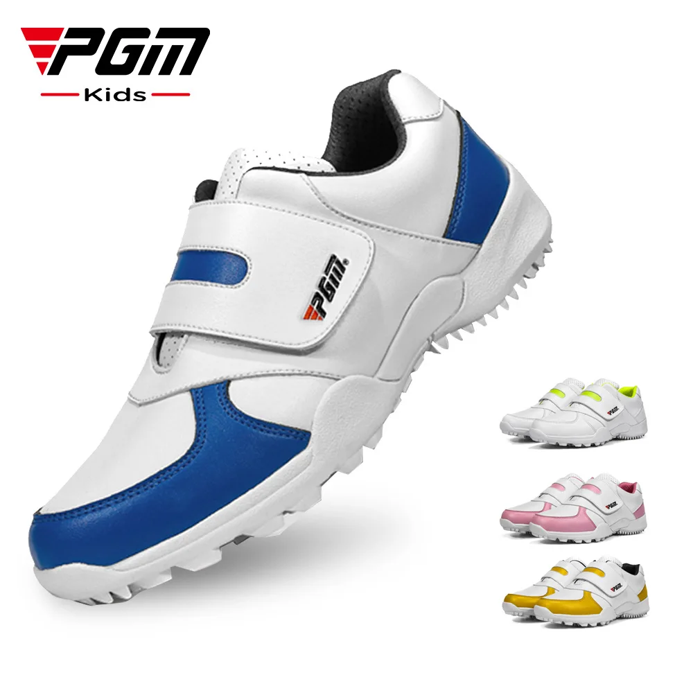 PGM Children's Girls And Boys Golf Shoes For Outdoor Sports Shoes Non-Slip Waterproof Portable Velcro
PGM Children's Girls And Boys Golf Shoes For Outdoor Sports Shoes Non-Slip Waterproof Portable Velcro