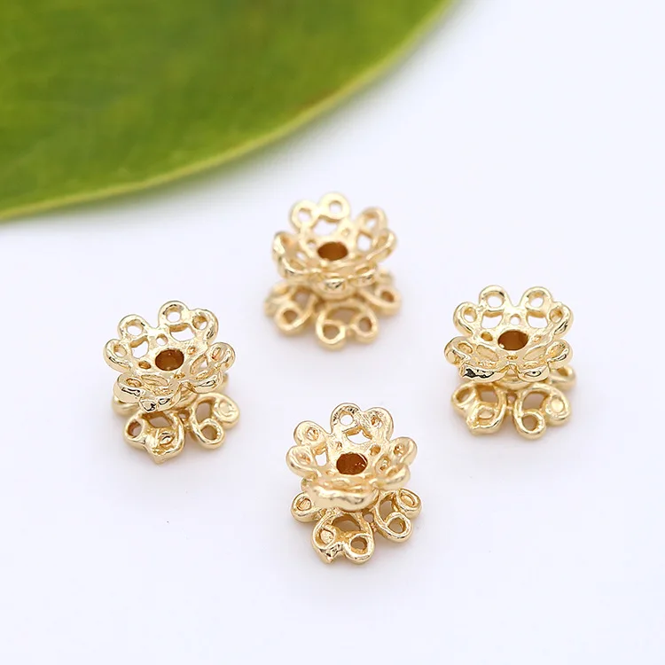 

10PCS 5x5MM 14K Gold Color Brass Cylinder Spacer Beads Bracelet Beads Jewelry Making Supplies Diy Findings