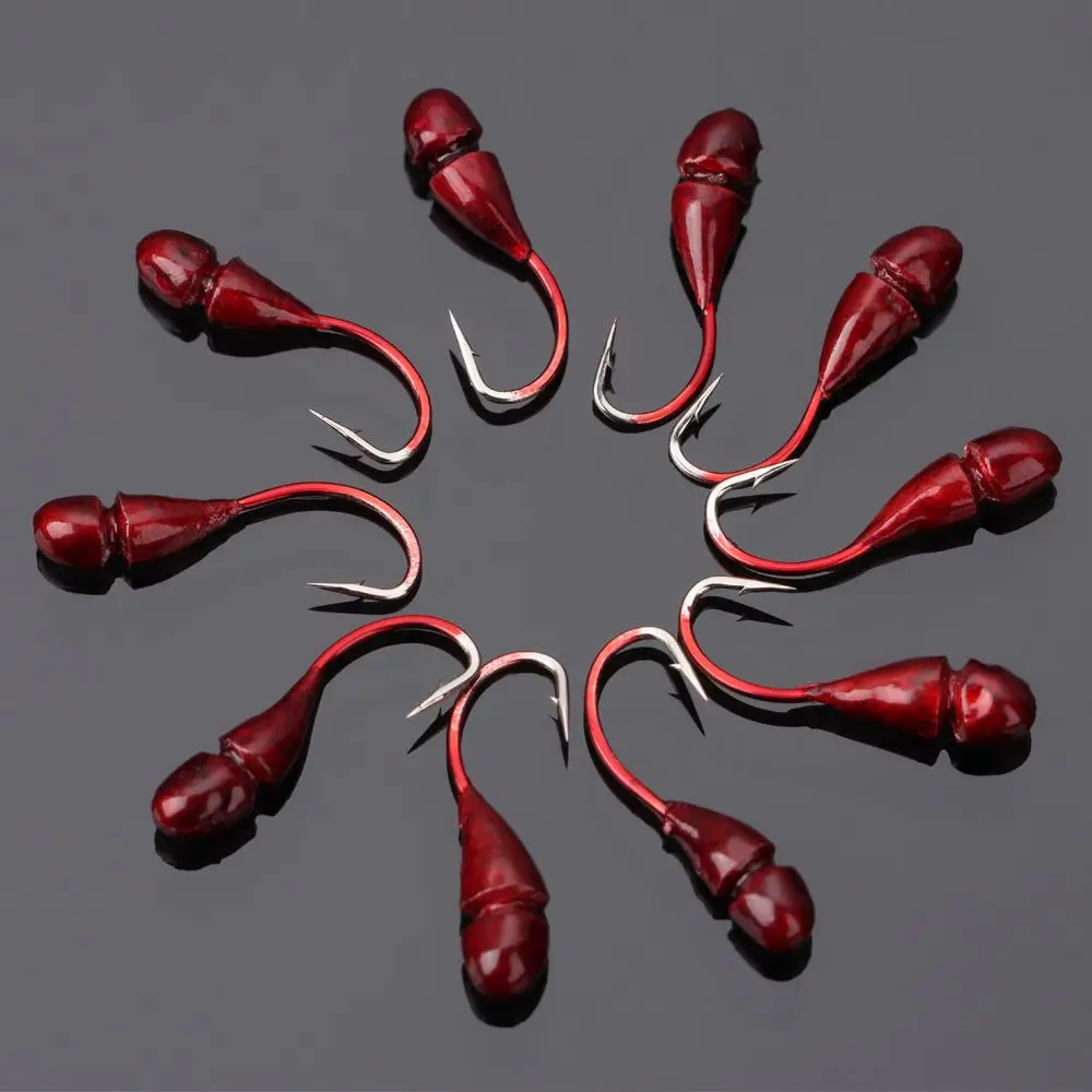 10Pcs Hot Top Lifelike Overturned Head Fishing Hooks Fishing Tackle Lure Bait Red Worm
10Pcs Hot Top Lifelike Overturned Head Fishing Hooks Fishing Tackle Lure Bait Red Worm