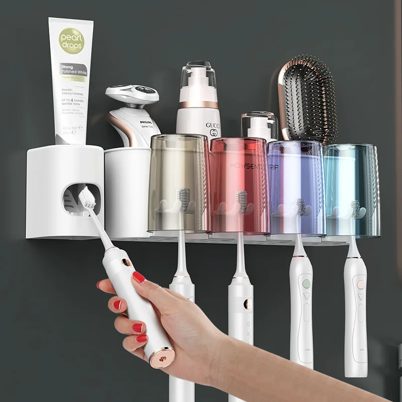 Bathroom Toothbrush Holder Gargle Cup Toothpaste Extruder Home Washing Bench Tooth Cup Toothpaste Bathroom Accessories
Bathroom Toothbrush Holder Gargle Cup Toothpaste Extruder Home Washing Bench Tooth Cup Toothpaste Bathroom Accessories