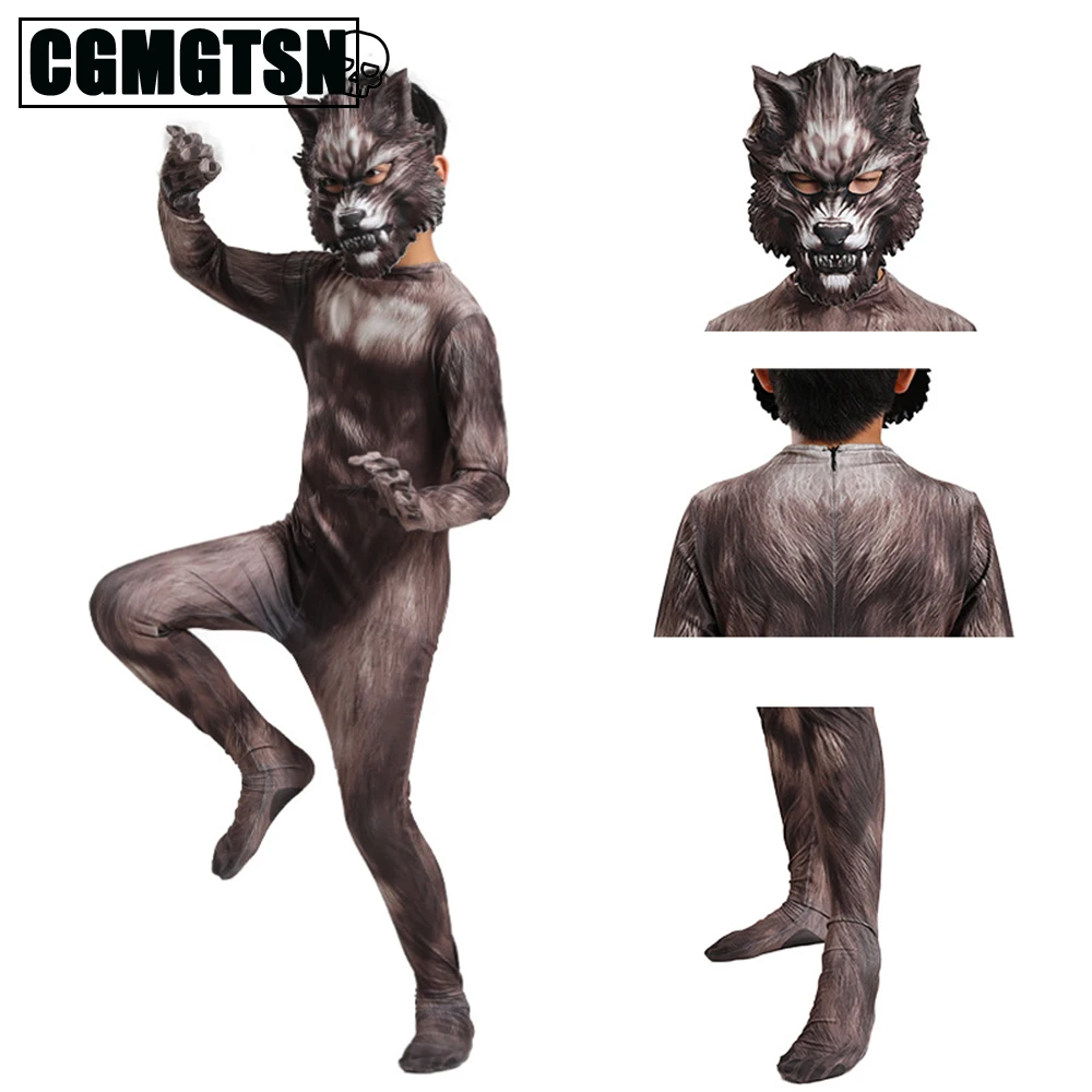CGMGTSN Косплей оборотень аниме страшный фургон костюмы на Хэллоуин для детей Zentai Монстр Волк Маска Голова комбинезоны Маскировка для детей
CGMGTSN Косплей оборотень аниме страшный фургон костюмы на Хэллоуин для детей Zentai Монстр Волк Маска Голова комбинезоны Маскировка для детей