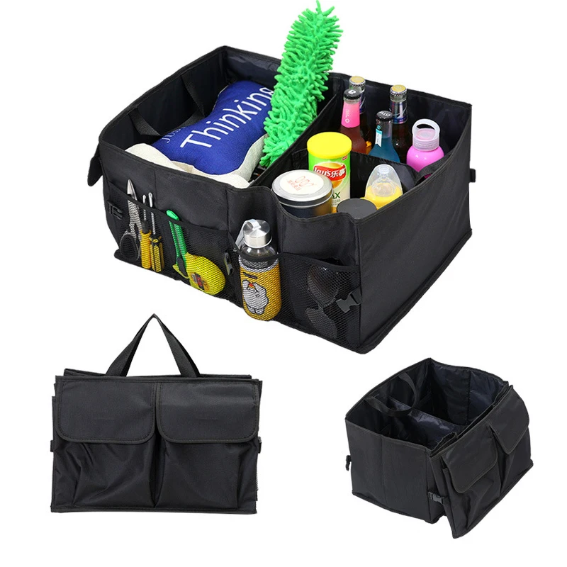 

Car Trunk Eco-Friendly Super Strong & Durable Collapsible Cargo Storage Box For Auto SUV Multipurpose Organizer Bag Portable