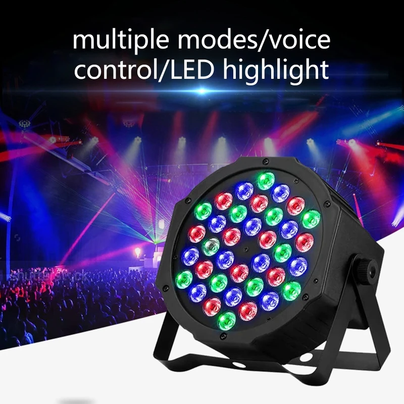 Disco Light RGB LED Stage Beam Light DJ Party Lighting 36 LED Spotlight Party Lamps Plastic Material for Party Bar Stage
Disco Light RGB LED Stage Beam Light DJ Party Lighting 36 LED Spotlight Party Lamps Plastic Material for Party Bar Stage